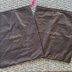 2 Kate Spade dust bags